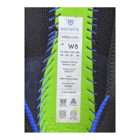 Rothy's The Point Black Flats size 8 M - Picture 6 of 6